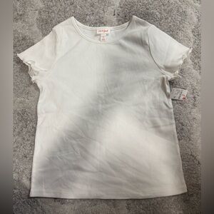 Cat & Jack Classic White Short Sleeve Tee..#856